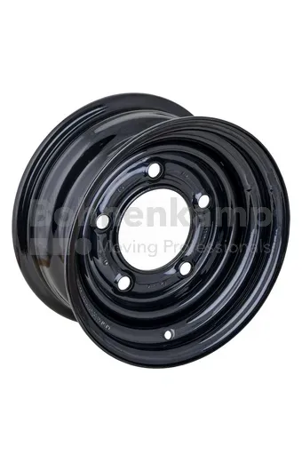 Fälg 4.5 J x 12 H2, ALV, Svart RAL9005, blank