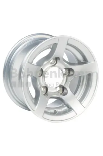 Rim 6 J x 10 H2, External Valve, aluminium, Silver
